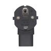 IEC 2Pin Male to 3Pin Female IECC13 to EU4.8 Europe Power Plug Adapter Converter
