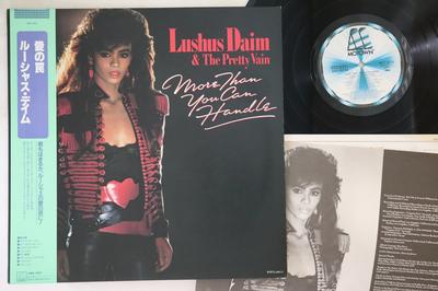 LP Record LUSHUS DAIM  THE PRETTY VAIN  More Than You Can Handle RMTL8014 MOTOWN 1986 Japan Obi SoulFunk Used