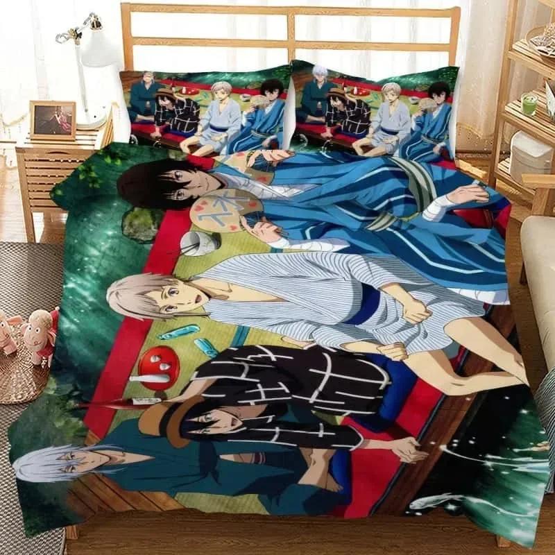 3D Kreslený Set Povlaku na Přikrývku Bungo Stray Dogs Příběhy Ztracených Ložní Sety Přikrývka Povlak na Přikrývku Povlak na Polštář Pro Domácí Textil