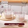 medium borosilicate glass irregular measuring cup