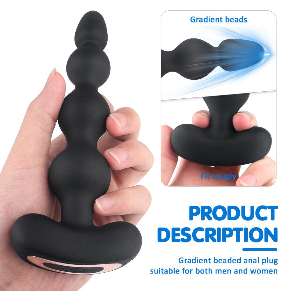 Remote Control Vibrating Anal Plug - Waterproof Adult Sex Toy for Men Women, Prostate Massager, Wearable Butt Plug for Couples Play