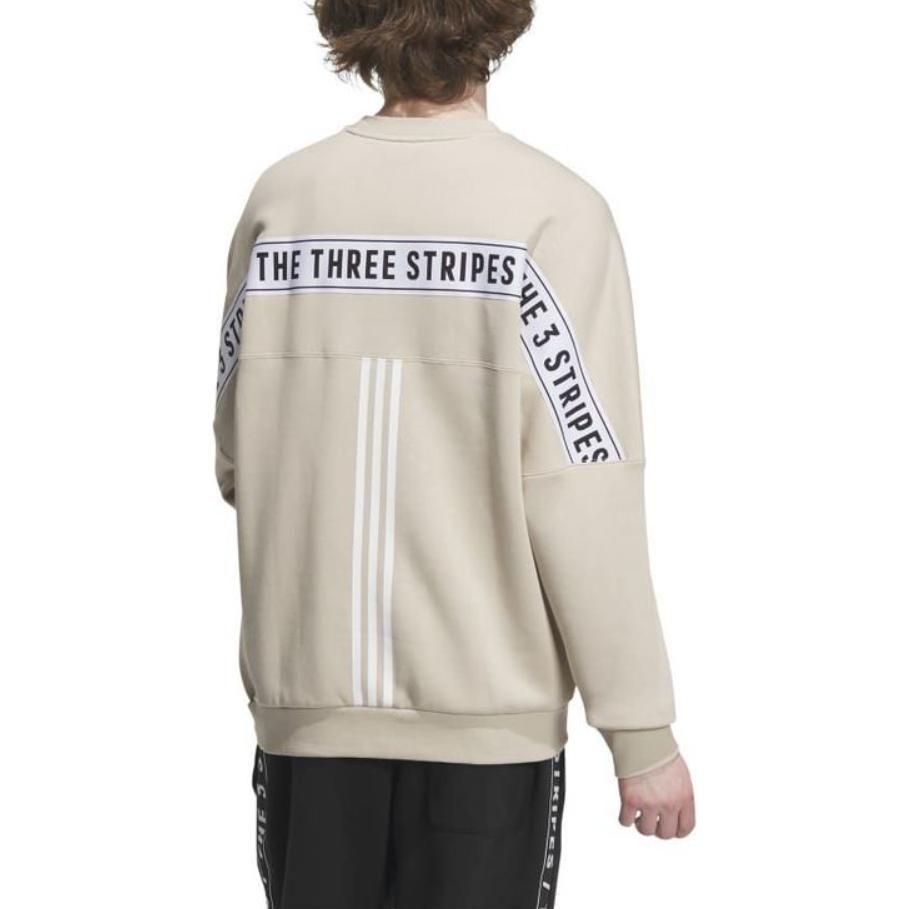 adidas Sweatshirts Unisex Beige Crew Neck Moderate Other IK7328