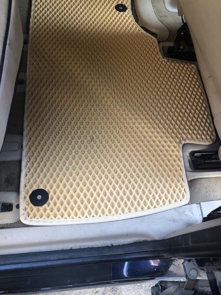 Коврики EVA (3 ряда, бежевые) для Seat Alhambra 1996-2010 гг