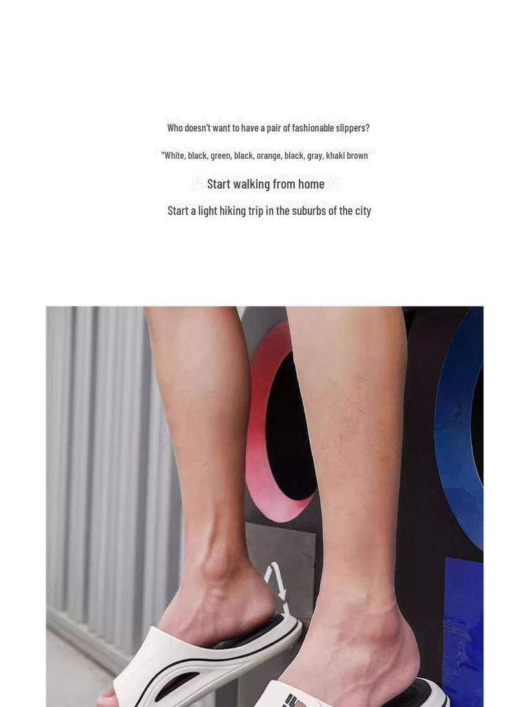 2025 Men's Non-Slip PVC Slippers: Odor-Free, Summer-Ready Indoor/Outdoor Bathroom Sandals