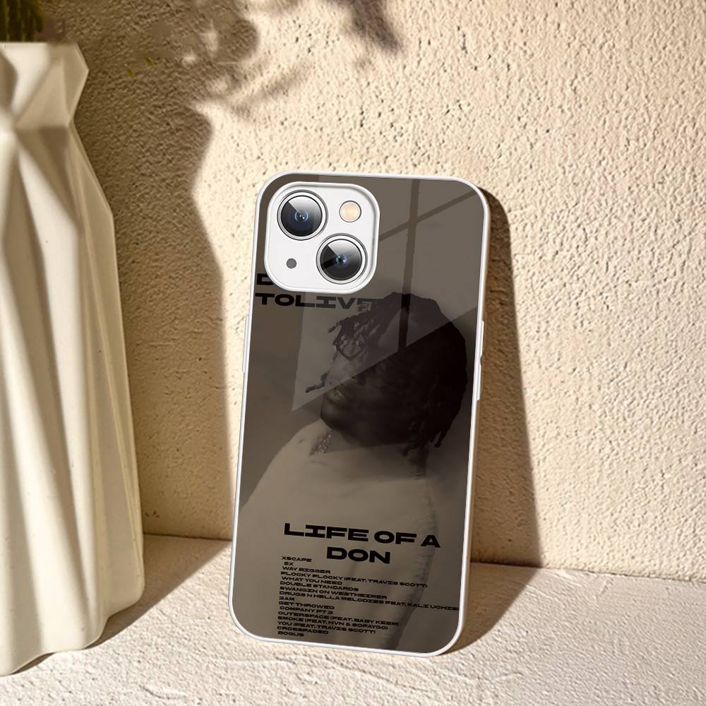 Rapper D-Don T-ToliverS Tempered Glass For Iphone 14 13 12 11 Pro Mini XS MAX 14Plus X XS XR Cover