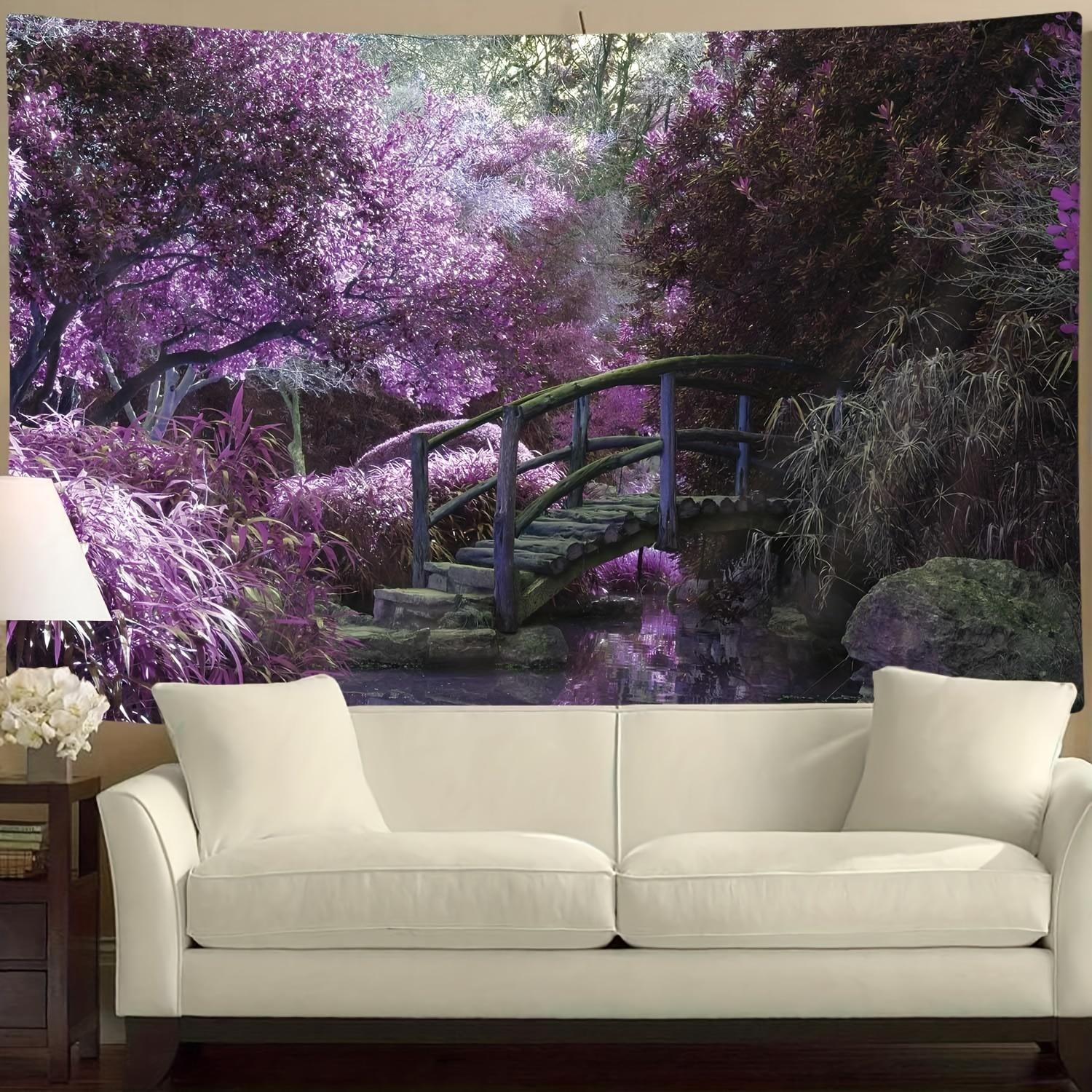 

1 шт. лесной природный пейзаж гобелен полиэстеровый гобелен настенный для гостиной спальни офиса домашний декор декор комнаты 230x180cm