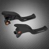 Brake Clutch Levers Motorcycle 3 Fingers Short Hand Levers For Harley Softail Fat Boy FLFB Breakout FXSB Low Rider FXDLS 2018-24