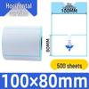 Self-Adhesive Thermal Barcode Stickers for Milk Tea & Supermarket Scale