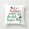 Merry Christmas Printed White Putetrekk Christmas Style Putetrekk Hjem Sofa Dekor Putetrekk