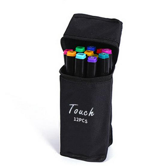 48-Color Touch Double-Ended Alcohol-Based Marker Set for Kids