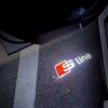 2Pcs LED Car Door Welcome Light Car Logo Projector Lights For Hot Sline RS A3 A4 A5 A6 A7 A8 S3 S4 Q2 Q3 Q5 Q7 S6 RS3 RS5 RS6