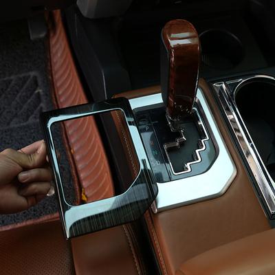 For Toyota Tundra 2014- Car Styling Stainless Steel Silver/Black Car Gear Shift Panel Frame Cover Stickers Car