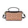 COACH handbag JOSIE 18 brand logo buckle closure, artificial leather and cow leather, one-shoulder cross-body handbag, small size, women's model