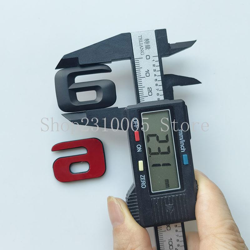 DIY 3D Sharp Letters Numbers Full Alphabat Nameplate Logo Trunk Badge Sticker I Love Any Cars Black Chrome