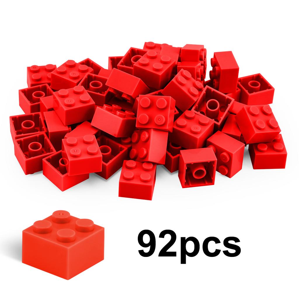 100g 2x2 high brickBuilding Blocks Thick FiguresBricks Dots Educational Creative SizeCompatible With Plastic Toys forChildren