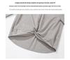 Chemise Lâche Irrégulière Torsadée Patchwork de Dentelle Confortable Respectueuse de la Peau Printemps 2026
