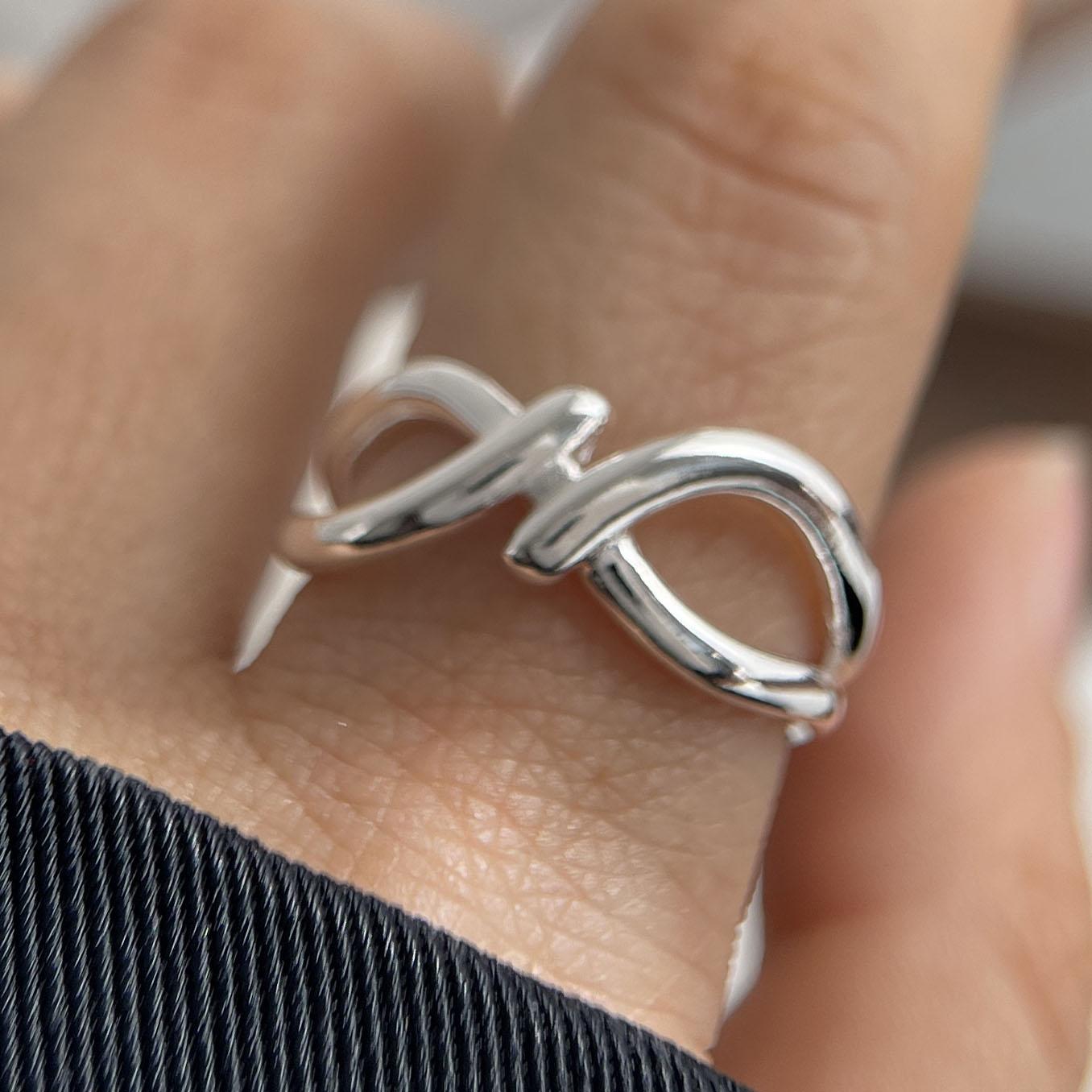 

925 Sterling Silver Rings for Women Couple Minimalist Handmade Simple Shinng Big Flower Ring Fine Jewelry Gift Prevent Allergy resizable