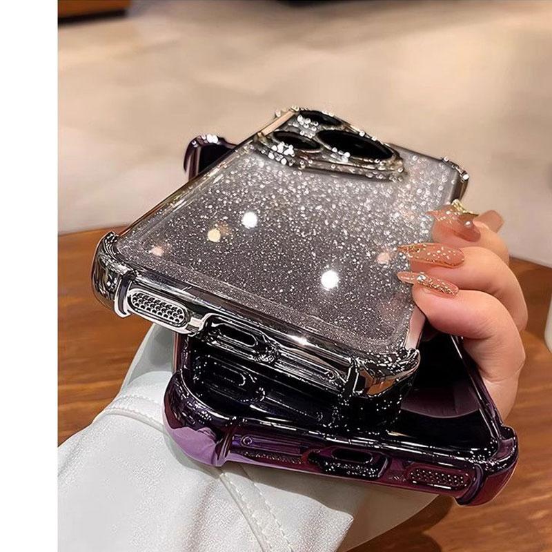 SamsungA53 Case Glitter Phone Cover For Samsung Galaxy A53 A33 A13 A73 Note 10 Pro 9 8 Back Transparent Luxury Women Case A 53