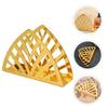 Rust-resistant Nordic Paper Storage Shelf Hollow Desktop Tissue Stand Vertical Napkin Rack Hotel