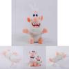 Lovable Anime Buba Boba Small White Pig Brownie Plush Soft Stuffed Toy Gift