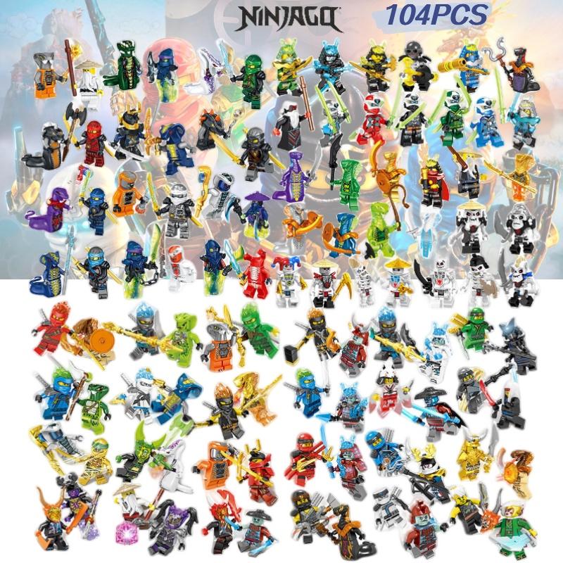 High-quality Moc 104pcs Phantom Ninja Building Blocks Abs Plastic Non-electric Diy