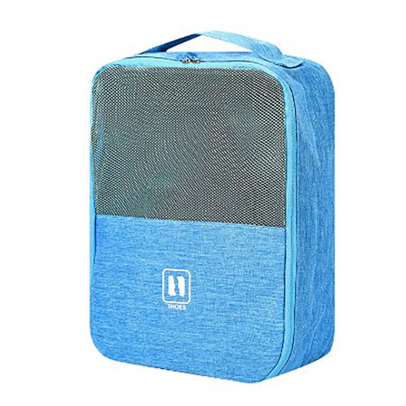 

Shoe Box Home Storage Shoe Bag Outdoor Travel Waterproof Shoe Bag Storage Box Essential For Travel синий