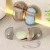 Portable Travel Soap Dish With Drain Water Bathroom Supplies Waterproof Sealed Transparent Bathroom Holders And Dispensers