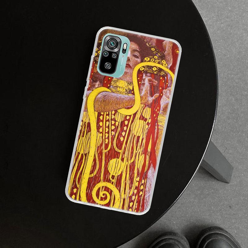 Kiss By Gustav Klimt Phone Case Cover for Xiaomi Redmi Note 15 14 13 12 11 Pro Plus 14S 12S 11S 11T 11E 10S 10 Customized Fundas