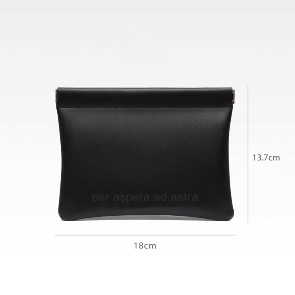 

Портативная сумка для помады Автоматическое закрытие Сумка для украшений Модная косметичка L чёрный