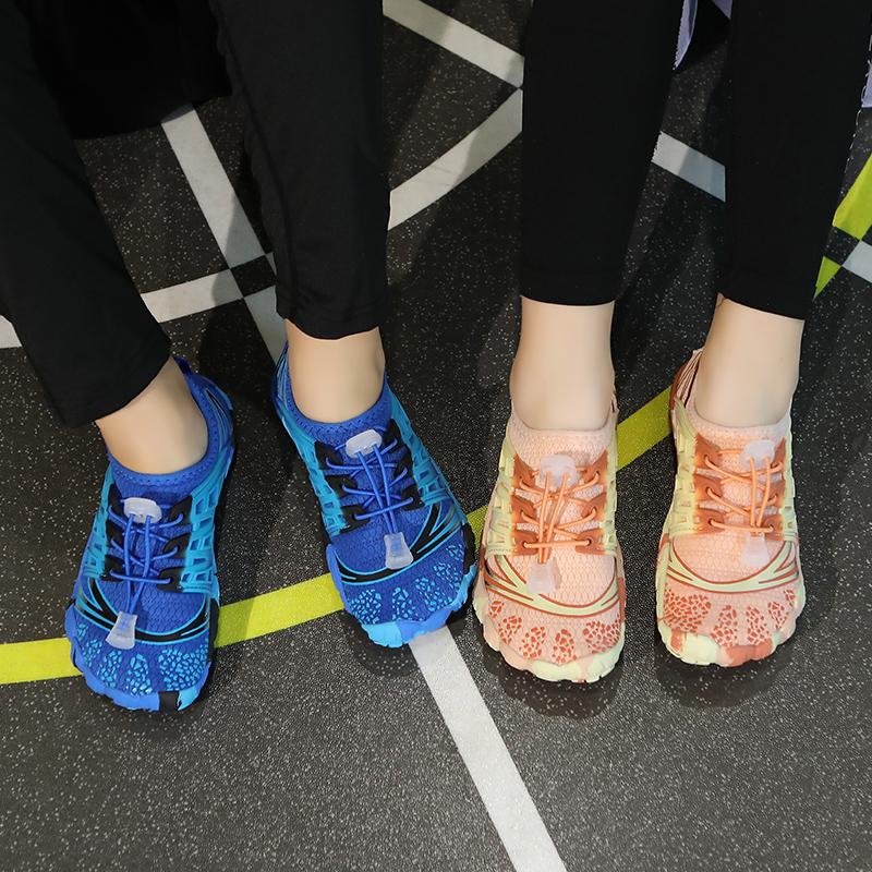 Kids Quick Drying Aqua Shoes Children's Water Shoes Barefoot Five-Fingers Wading Sneakers Boys Girls Beach Swimming Footwear