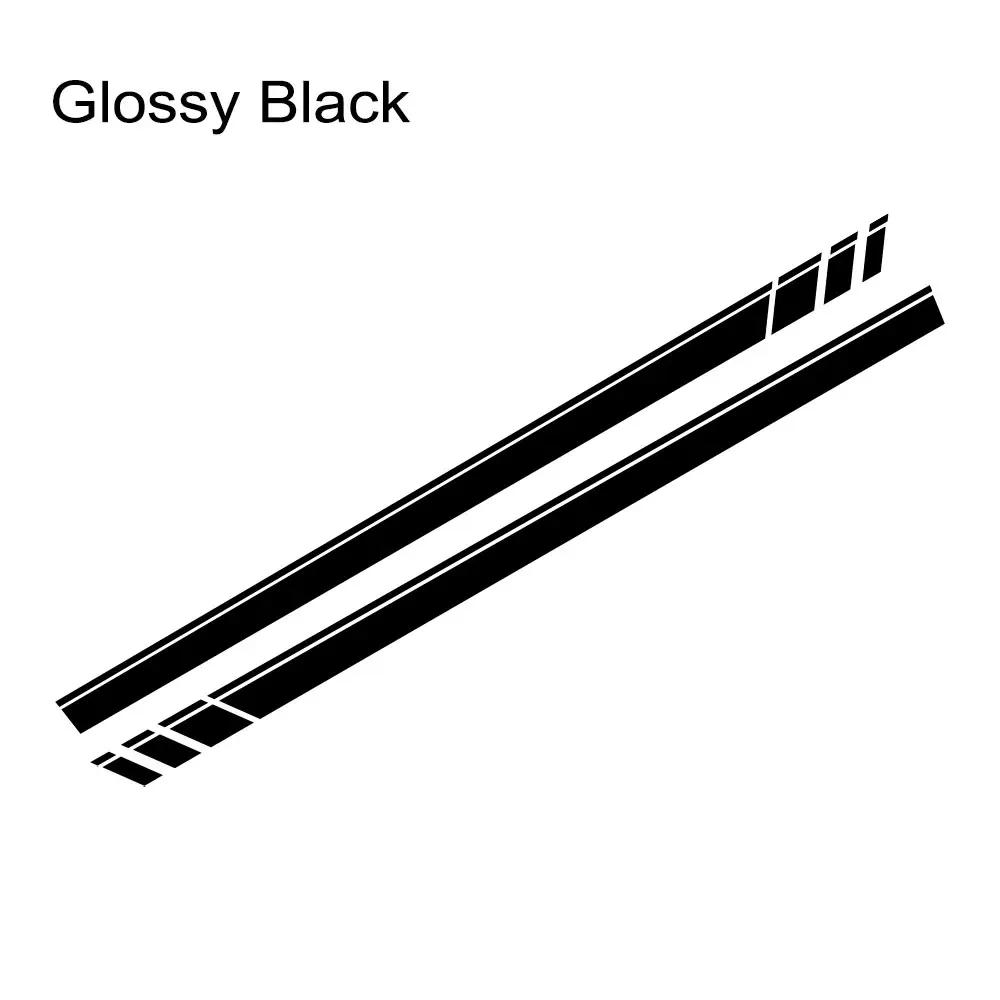 2PCS Car Side Stickers For VW Volkswagen Polo 6R 6C 9N2 9J GTI Auto Modification PVC Racing Style Decals Car Tuning Accessories