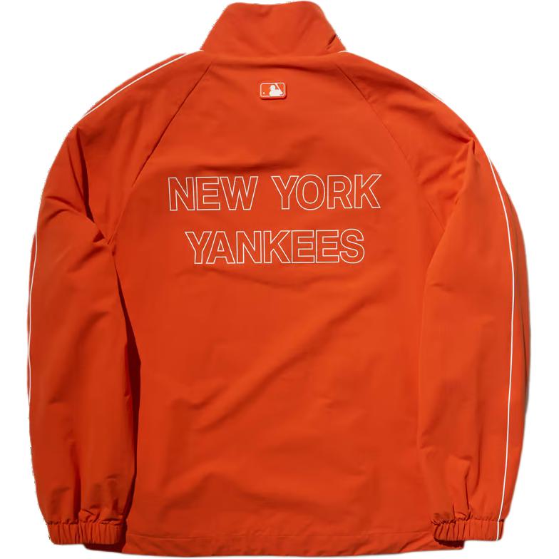 MLB Varsity New York Yankees Soft Comfortable Casual Windbreaker Unisex Windbreaker Deep-Orange 3AWJV0144-50ORD