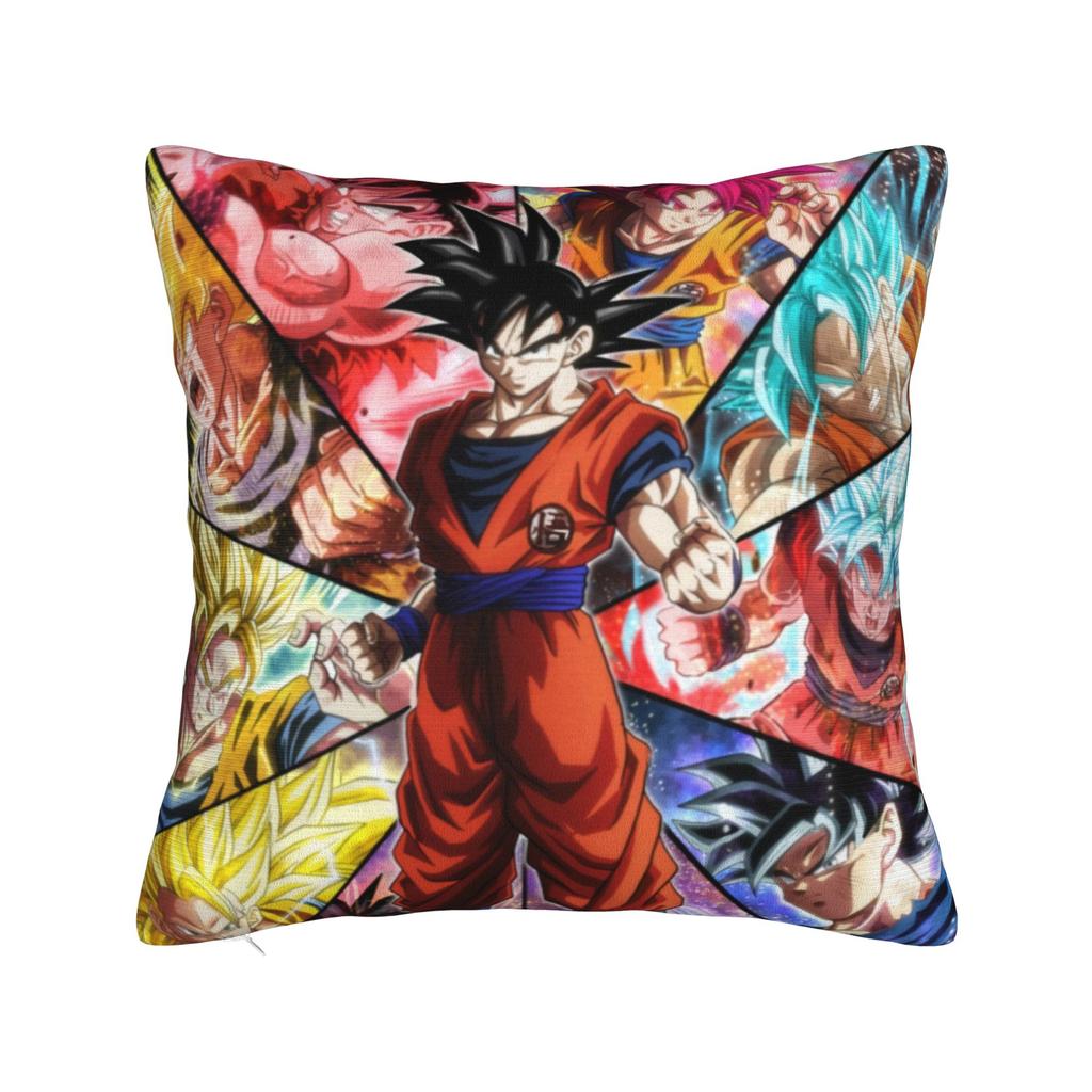 Little Demon King Square Pillow Covers Polyester Couch Dbz Cushion Case Cute Decor Throw Pillow Case 45*45