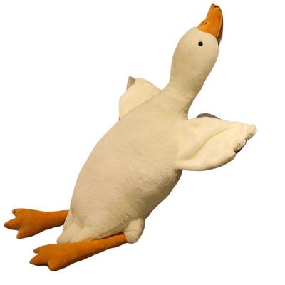 50-130cm Ördek Peluş Oyuncak Sevimli Hayvan Doldurulmuş Kuğu Kaz Erkek Arkadaş Uyku Yastığı Yumuşak Bebek Yer Matı Çocuk Doğum Günü Hediyesi