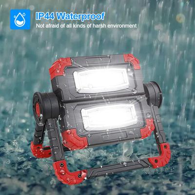 20W 2*COB Led Portable Spotlight Searchlight Folding Rotary Led Waterproof Work Light Use 4*AA Battery For Repairing Camping