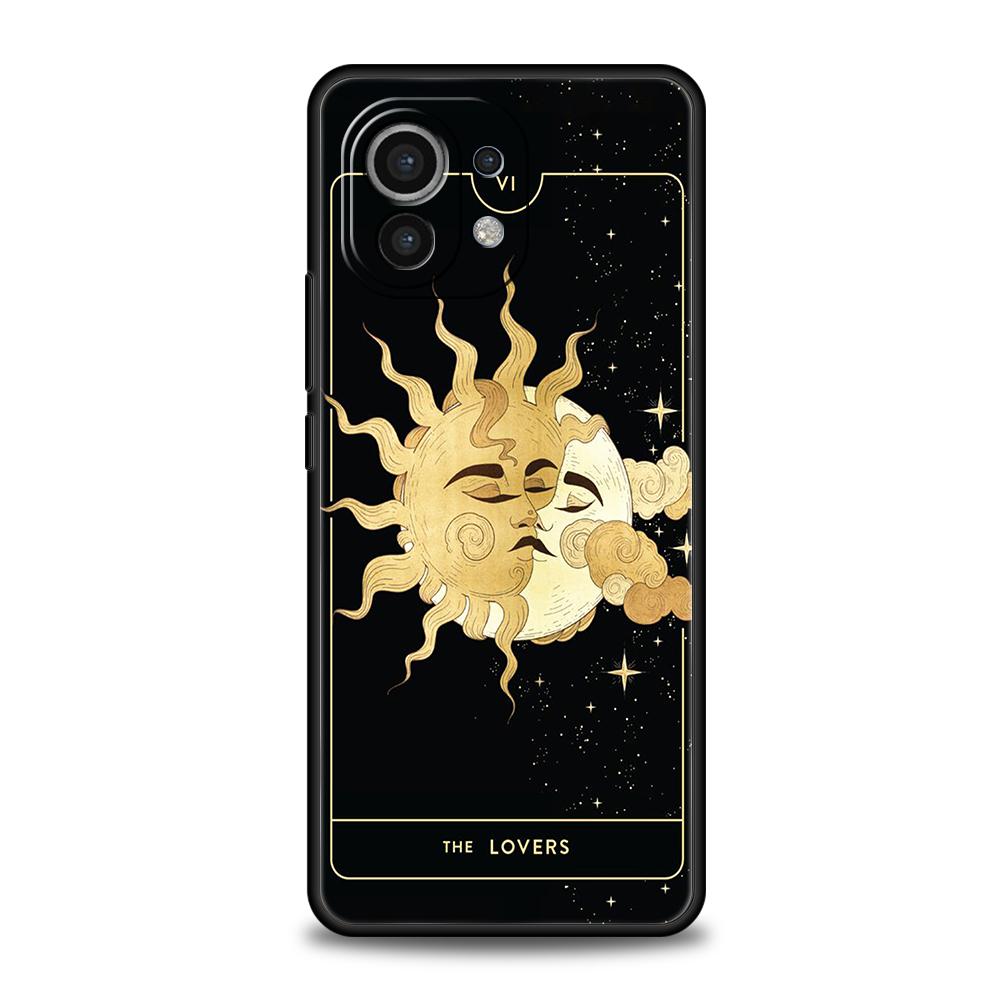 Witches Moon Tarot Mystery Totem Phone Case for Xiaomi Poco F4 F3 X3 X4 X5 GT NFC M3 M4 11 Ultra 12 13 Note 10 Pro Lite 5G Cover