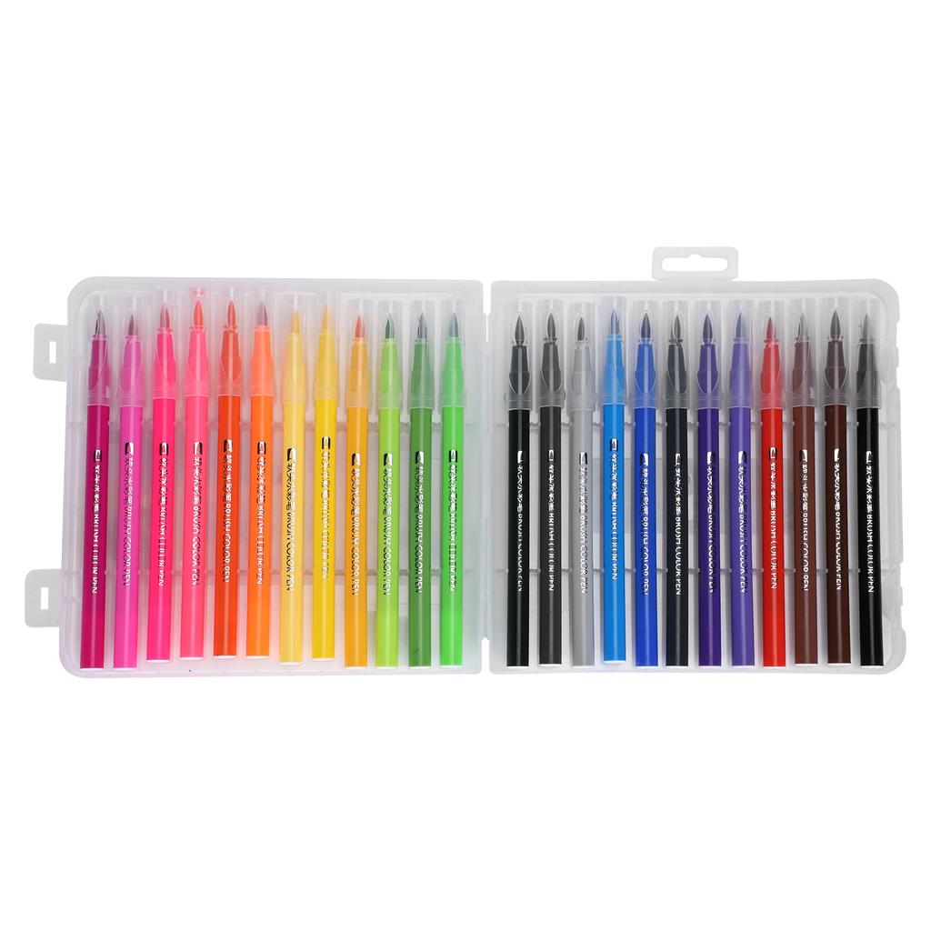 Watercolor Pen Drawing Assorted Colors Fineliner Tip Art Markers Painting Supplies