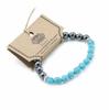 Turquoise Magnetic Bracelet With Faceted Crystal Gemstone