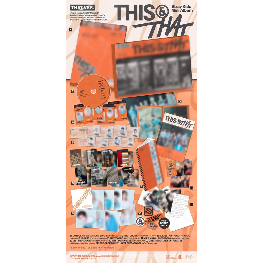[Pre-order] Stray Kids - [THIS & THAT] Standard Ver. (STARRIVER Online Benefit)