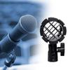 Handheld Microphone Shock Mount Stand, Adjustable Angle and Height Microphone Holder for Clear Auditory Recording