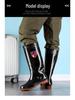 Men's High-Top Waterproof Non-Slip Work Boots with Rubber Sole