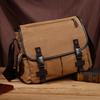 Neue Messenger Bag für Herren, große Kapazität, Retro-Canvas, für kurze Strecken, Radfahren, Pendler, tragbare Umhängetasche