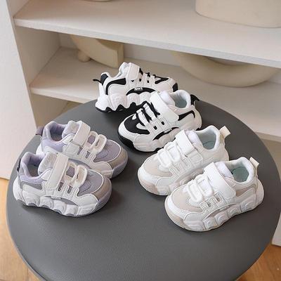 Rutschfeste Sportschuhe für Jungen mit weicher Sohle für Kleinkinder, 1–5 Jahre, atmungsaktives Mesh, trendige Kleinkinderschuhe für Frühling/Herbst.