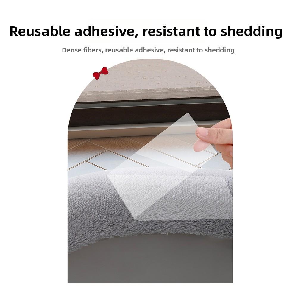 Plush Fabric Toilet Seat Cover U-shaped Toilet Seat Zipper Installation