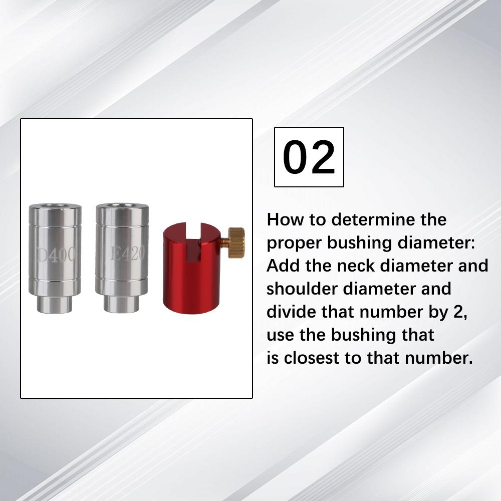 For A330, B350, C375, D400, E420 Replacements Checking Most Bottlenecks Headspace Gauge Kit Gauge Body with 5 Bushing Sets