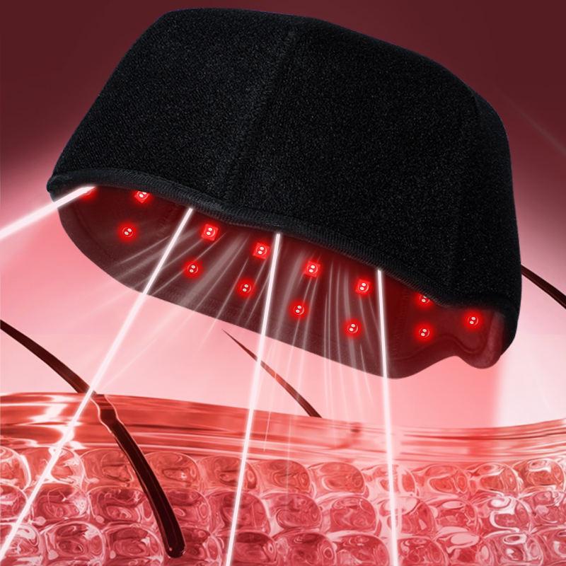 Rechargeable Red LED Hair Growth & Health Cap - 100 LEDs, Three-Speed Adjustment