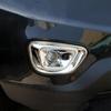 For Jeep Compass 14-2016 Bright Chrome Front Fog Light Eyelid Molding Trim 2PC