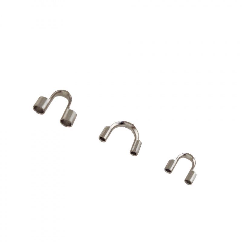 Handmade Stainless Steel U-Shaped Wire Tube Buckle for Jewelry Making
