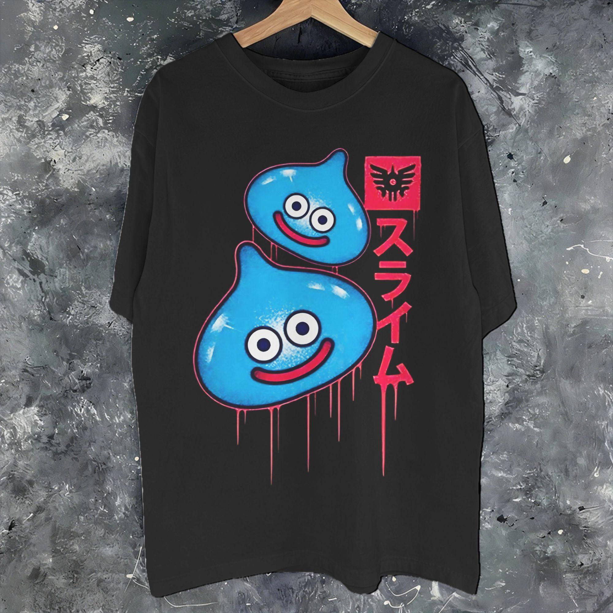 

Dragon Quest slime Tee Shirt for Unisex Women Gift Idea T Shirts 100 Cotton Clothes S