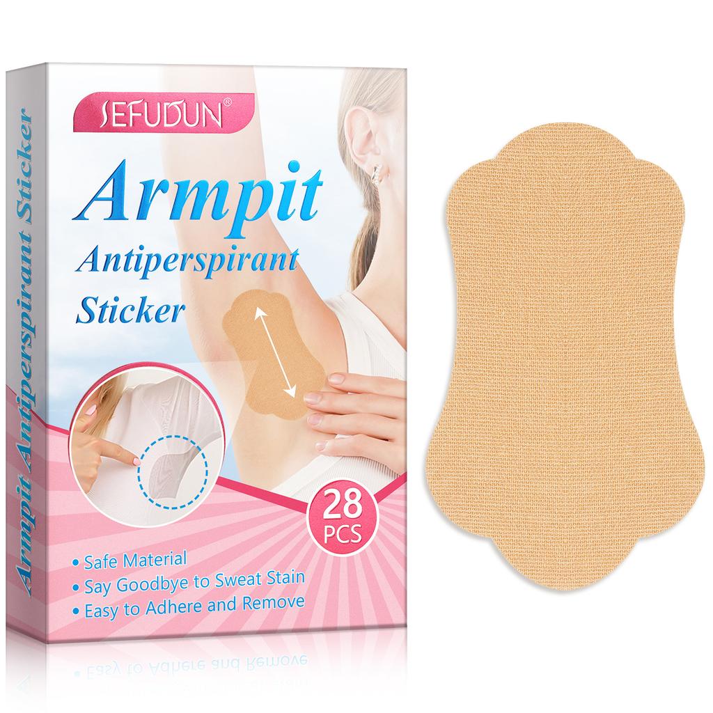 SEFUDUN Armpit Antiperspirant Sticker Sweat Absorbing Pad for Men and Women 6 Packs